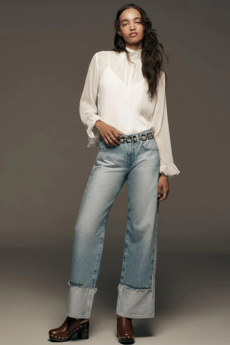 Adria Colorblock Low Rise Wide Leg - Mondrian – One Fish Two Fish