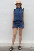 Denim Princess Top