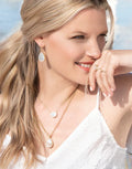 Naia Teardrop Pearlescent Earrings