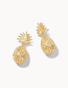 Sweet Pineapple Gold Earrings