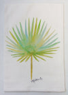 Watercolor Palm Frond (Limited Ed.) Kitchen Flour Sack Napkin