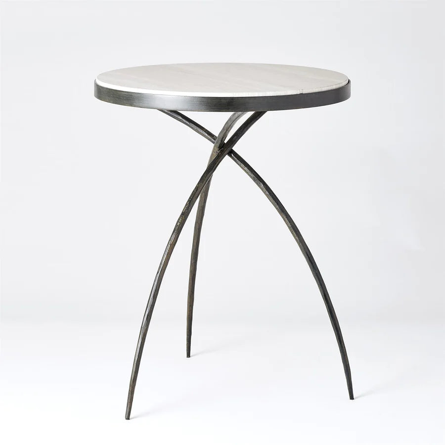 Tripod Table w/ Marble Top Large