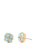 Clover Gem Stud Earrings