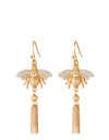 Bee Tassel Earrings