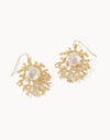 Coral Treasure Pearl Earrings