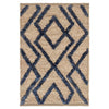 Marco Navy Jute Soumak Woven Rug