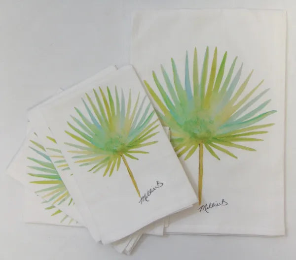 Watercolor Palm Frond (Limited Ed.) Kitchen Sack Towel