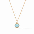 Fleur de Lis Solitaire Necklace