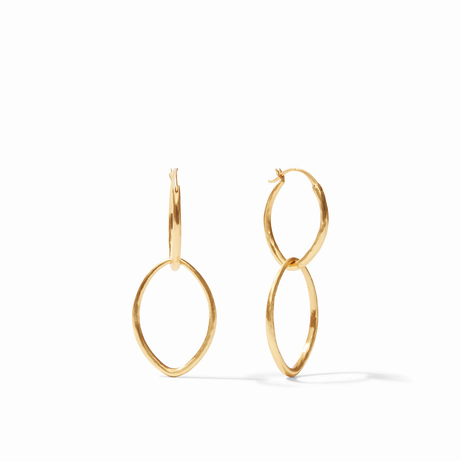Fleur-de-Lis 2-in-1 Earring - Gold