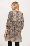 Janet Viscose Animal Dress