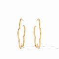 Gardenia Textured Hoop