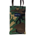 Medium Mimi Bag | Camo Nylon w/Pink & Red Stripe