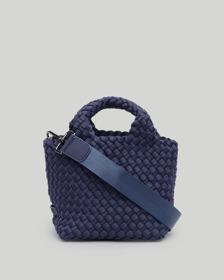 St. Barths Mini Solid Ecru Woven Handbag