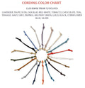 Pebble Pearl Cord Pend Necklace