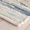 Denim Rag Handwoven Cotton Rug