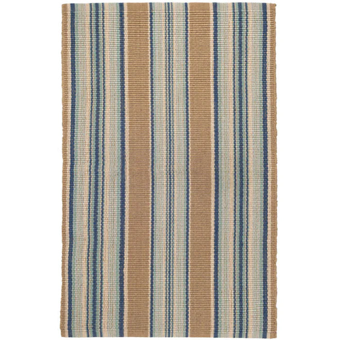 Blue Heron Stripe Rug