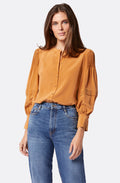 Ivry Long Sleeve Silk Top