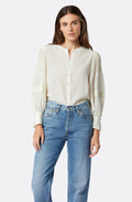 Ivry Long Sleeve Silk Top