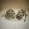 Harlequin Glass Ornament