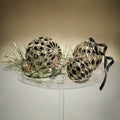 Harlequin Glass Ornament