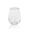 Negroni Hammered Stemless All-Purpose Glass