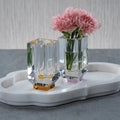Carina Crystal Vase- Pink