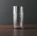 Croc Highball Smoke Grey Gold Rim