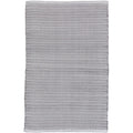 Herringbone Shale & White Indoor/ Outdoor Rug