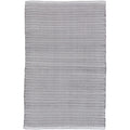 Herringbone Shale & White Indoor/ Outdoor Rug