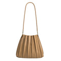 Carrie Pleated Vegan shoulder Bag