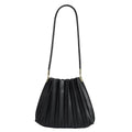 Carrie Pleated Vegan shoulder Bag