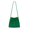 Carrie Pleated Vegan shoulder Bag