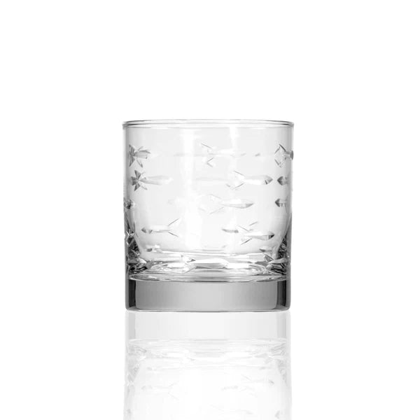 School of Fish On the Rocks 10oz | Rolf Glass